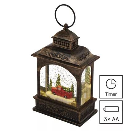 LED Christmas decoration LED/3xAA lantern