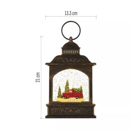 LED Christmas decoration LED/3xAA lantern