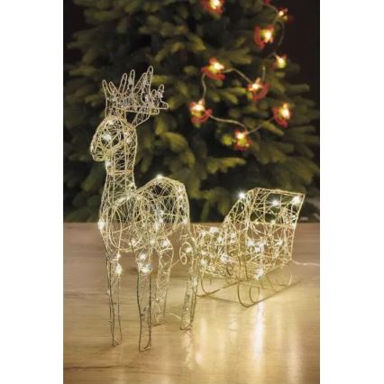 LED Christmas decoration LED/3xAA warm white