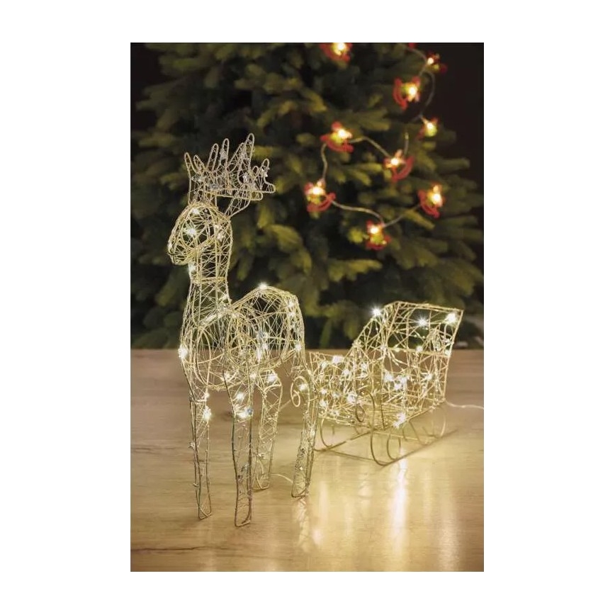 LED Christmas decoration LED/3xAA warm white