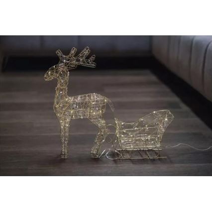 LED Christmas decoration LED/3xAA warm white