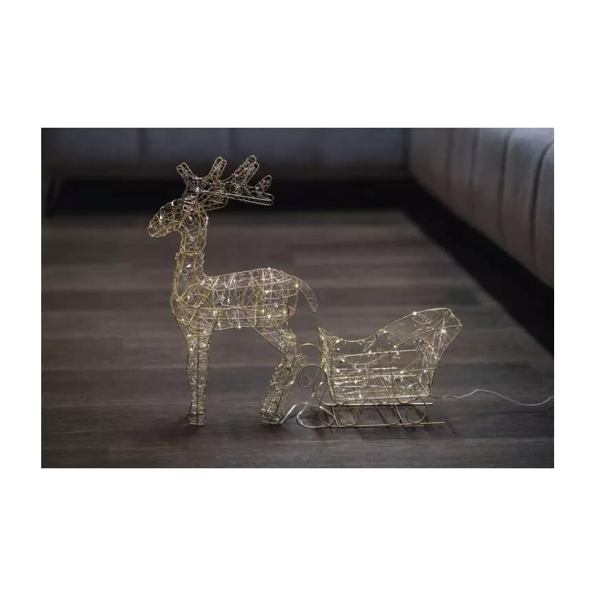LED Christmas decoration LED/3xAA warm white