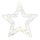 LED Christmas decoration LED/3xAA/warm white star