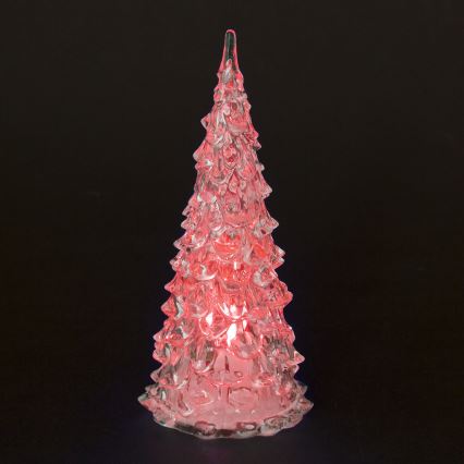 LED Christmas decoration LED/3xAG10 16cm multicolor