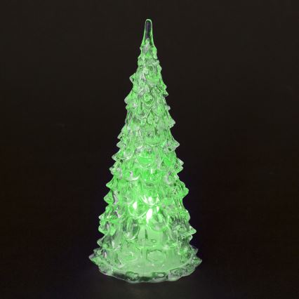 LED Christmas decoration LED/3xAG10 16cm multicolor