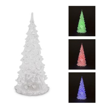 LED Christmas decoration LED/3xAG10 22cm multicolor