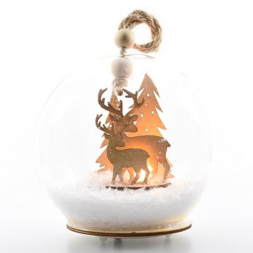 LED Christmas decoration LED/3xLR44 warm white
