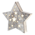 LED Christmas Decoration — Warm White, Battery-powered (2×AAA)