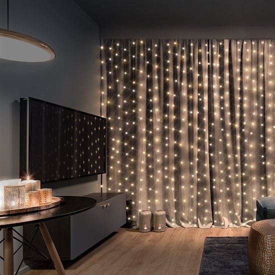 LED Christmas light curtain LED/3xAA