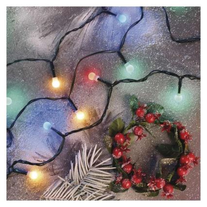 LED Christmas Light String 200xLED/8 functions 25m IP44 multicolor