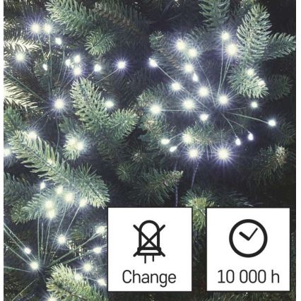 LED Christmas lights 450xLED 8+3 m cold white