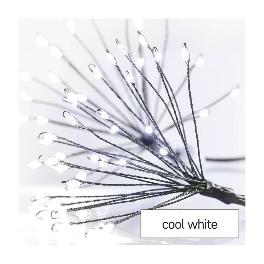 LED Christmas lights 450xLED 8+3 m cold white