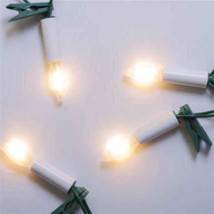 LED Christmas chain FELICIA FILAMENT LED/0,2W/230V/14V