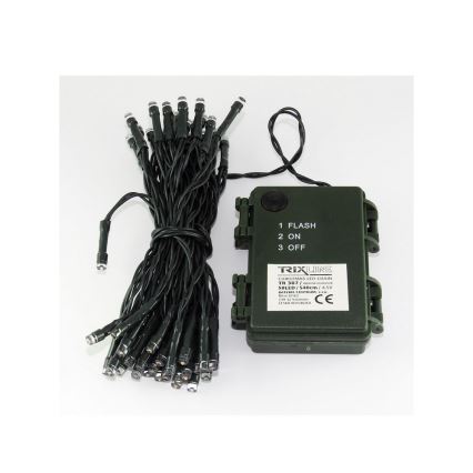 LED Christmas outdoor chain 10,8m 100xLED/2 functions 10,8m IP44 multicolor