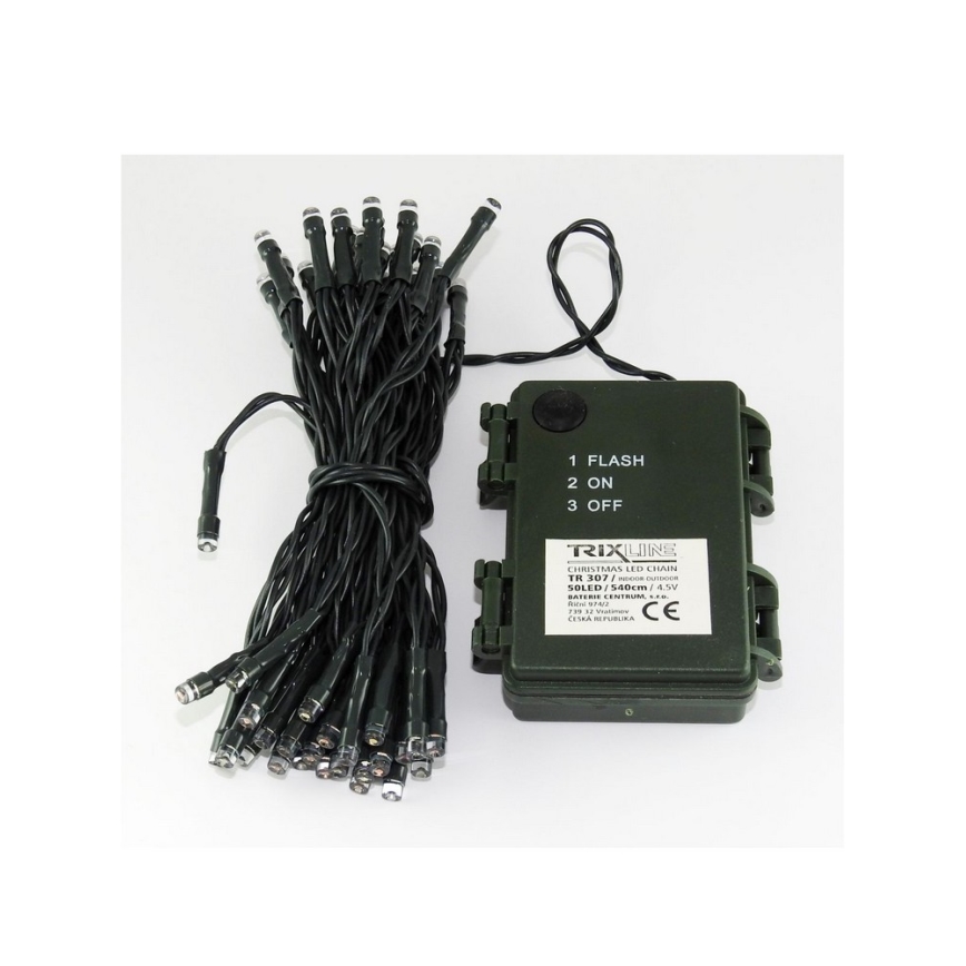 LED Christmas outdoor chain 10,8m 100xLED/2 functions 10,8m IP44 multicolor