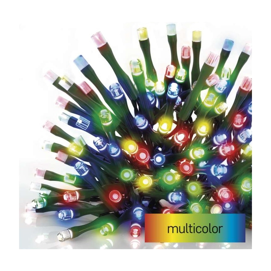 LED Christmas outdoor chain 120xLED/8 modes 17m IP44 multicolor