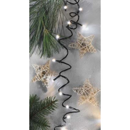 LED Christmas outdoor chain 180xLED/23m IP44 warm/cool white