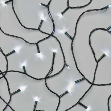 LED Christmas outdoor chain 180xLED/8 modes 23m IP44 cool white