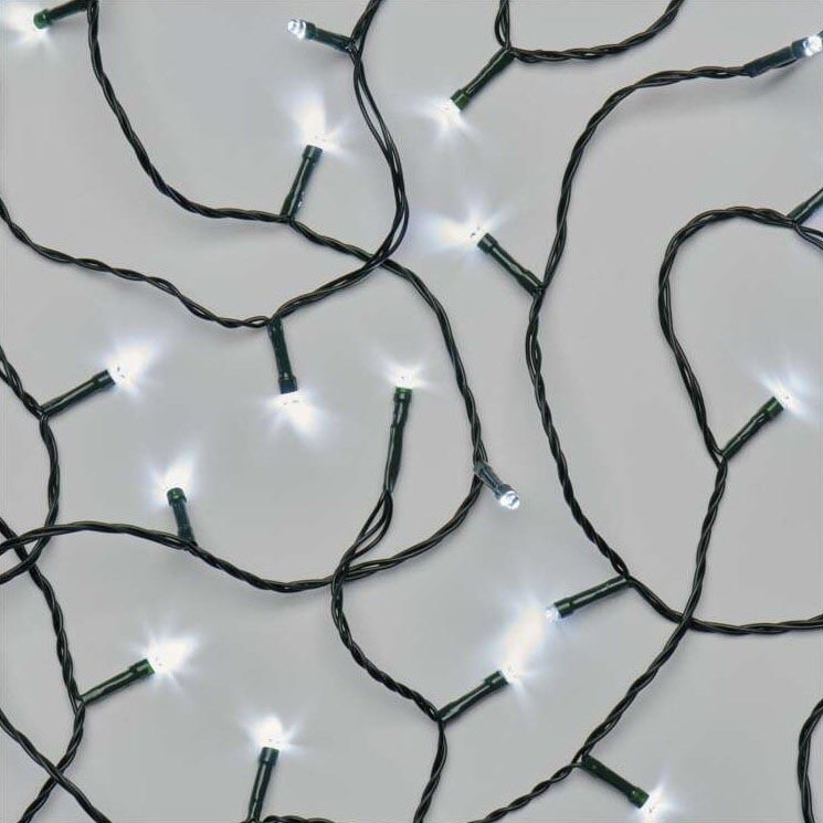 LED Christmas outdoor chain 180xLED/8 modes 23m IP44 cool white