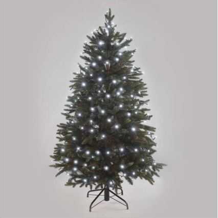 LED Christmas outdoor chain 180xLED/8 modes 23m IP44 cool white