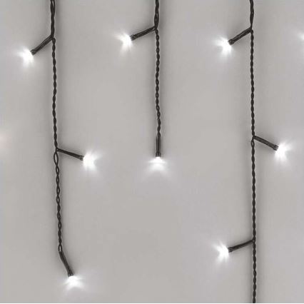 LED Christmas outdoor chain 200xLED/8 modes 8,6m IP44 cool white