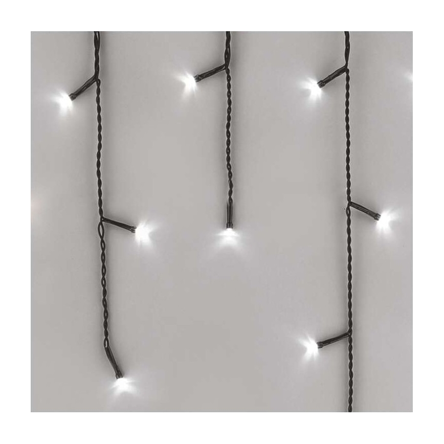 LED Christmas outdoor chain 200xLED/8 modes 8,6m IP44 cool white