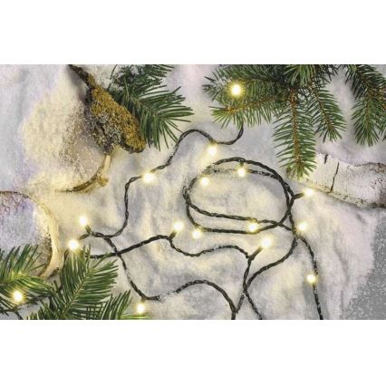 LED Christmas outdoor chain 240xLED/8 modes 29m IP44 warm white