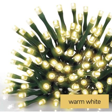 LED Christmas outdoor chain 240xLED/8 modes 29m IP44 warm white