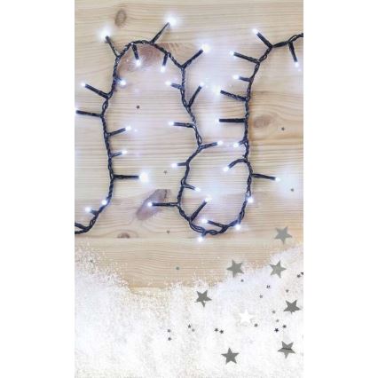 LED Christmas outdoor chain 300xLED/11m IP44 cool white