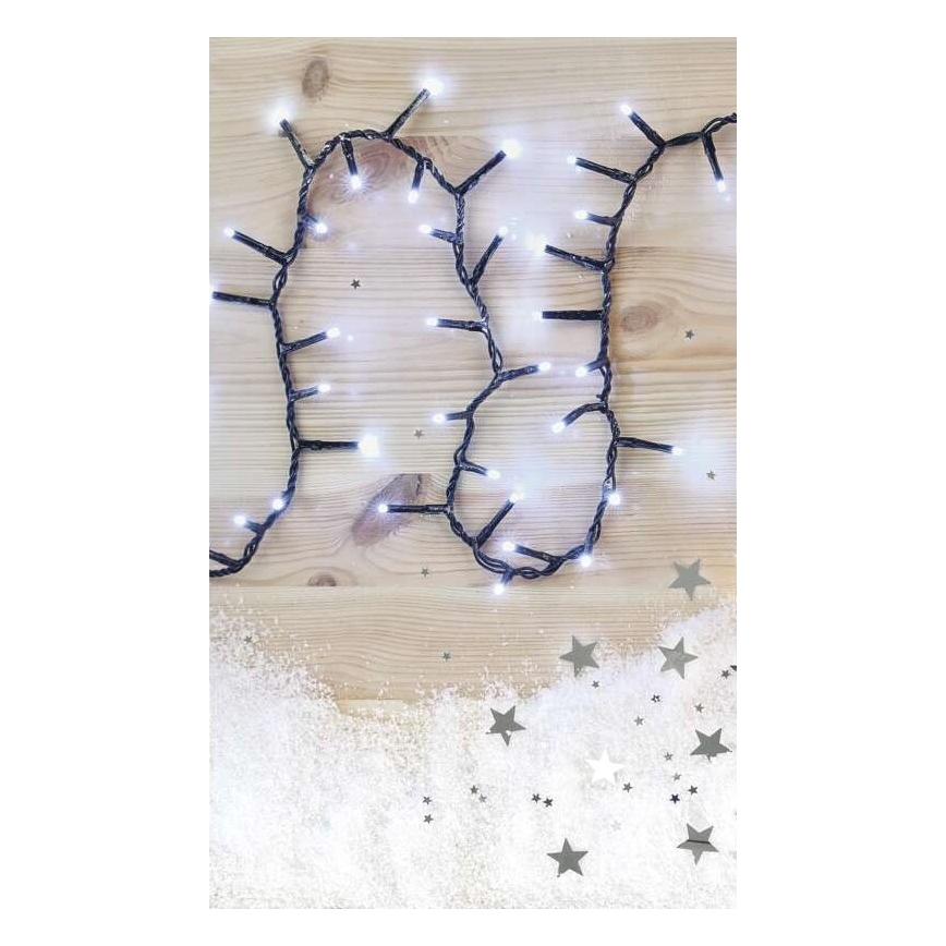 LED Christmas outdoor chain 300xLED/11m IP44 cool white