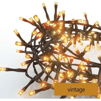 LED Christmas outdoor chain 300xLED/11m IP44 vintage