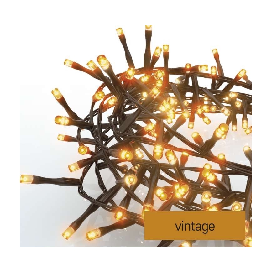 LED Christmas outdoor chain 300xLED/11m IP44 vintage