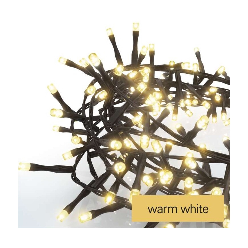 LED Christmas outdoor chain 300xLED/11m IP44 warm white