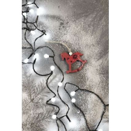 LED Christmas outdoor chain 300xLED/35m IP44 cool white