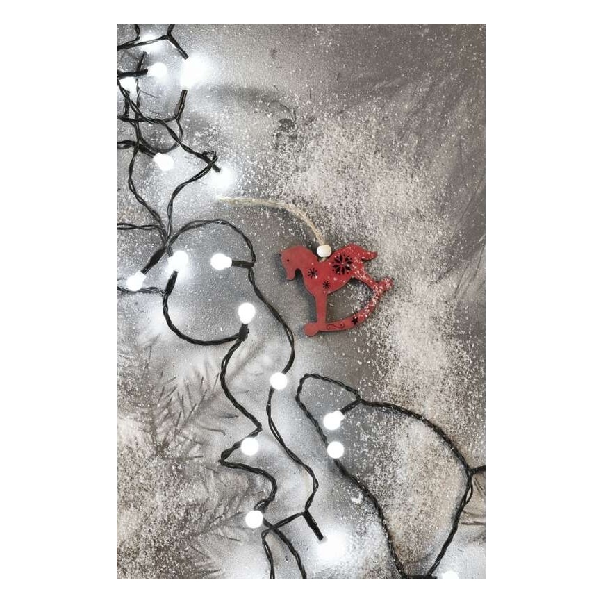 LED Christmas outdoor chain 300xLED/35m IP44 cool white