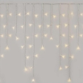 LED Christmas outdoor chain 300xLED/8 modes 10m IP44 warm white + remote control