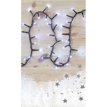 LED Christmas outdoor chain 400xLED/13m IP44 cool white