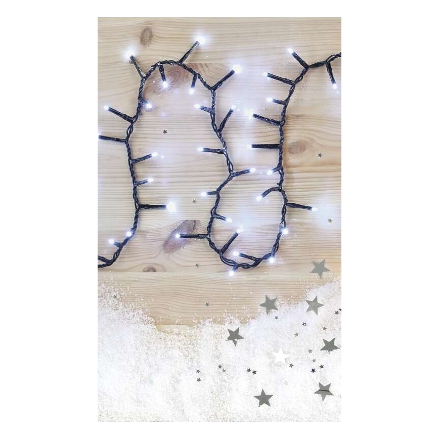 LED Christmas outdoor chain 400xLED/13m IP44 cool white