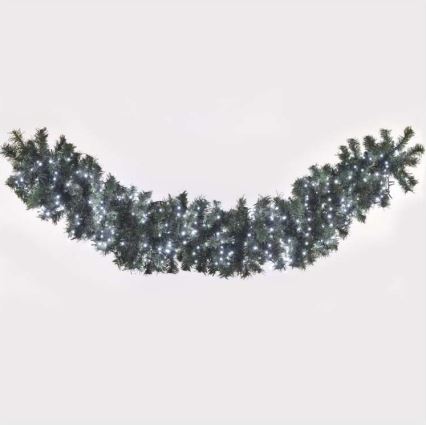 LED Christmas outdoor chain 400xLED/13m IP44 cool white