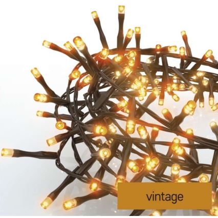 LED Christmas outdoor chain 400xLED/13m IP44 vintage