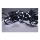 LED Christmas outdoor chain 400xLED/8 functions 25 m IP44 cool white