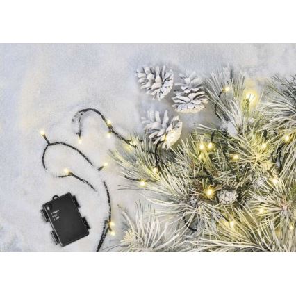LED Christmas outdoor chain 40xLED/3,3m IP44 warm white