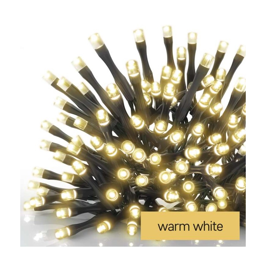LED Christmas outdoor chain 40xLED/3,3m IP44 warm white