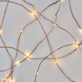 LED Christmas outdoor chain 40xLED/9m IP44 warm white
