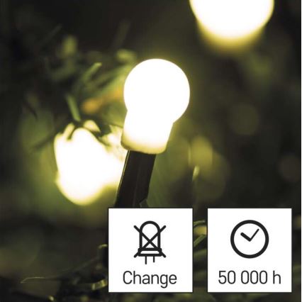 LED Christmas outdoor chain 480xLED/53m IP44 warm white