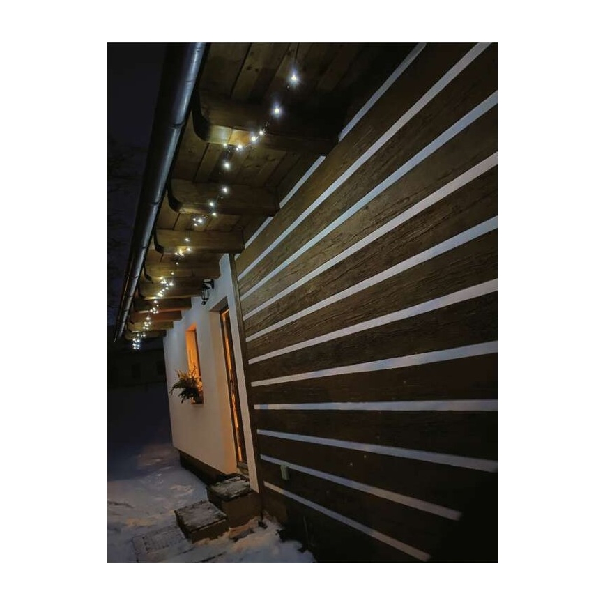 LED Christmas outdoor chain 500xLED/55m IP44 cool white