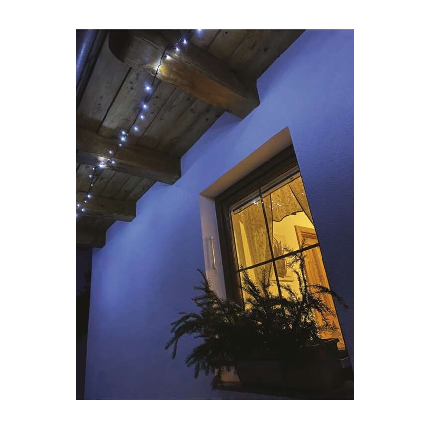 LED Christmas outdoor chain 500xLED/55m IP44 cool white