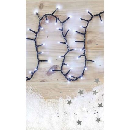 LED Christmas outdoor chain 600xLED/17m IP44 cool white