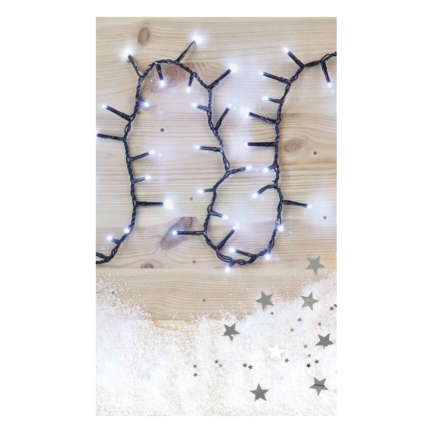 LED Christmas outdoor chain 600xLED/17m IP44 cool white