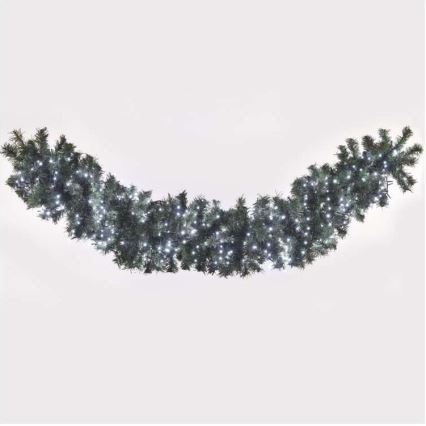 LED Christmas outdoor chain 600xLED/17m IP44 cool white